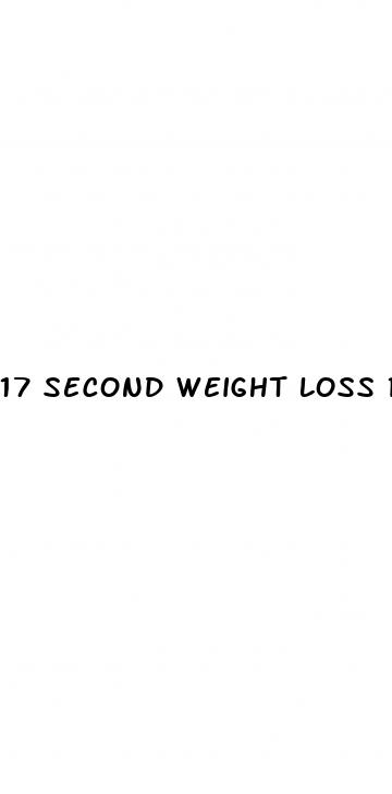 17 second weight loss ritual
