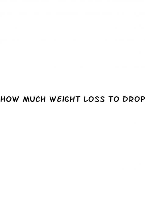 how much weight loss to drop a size
