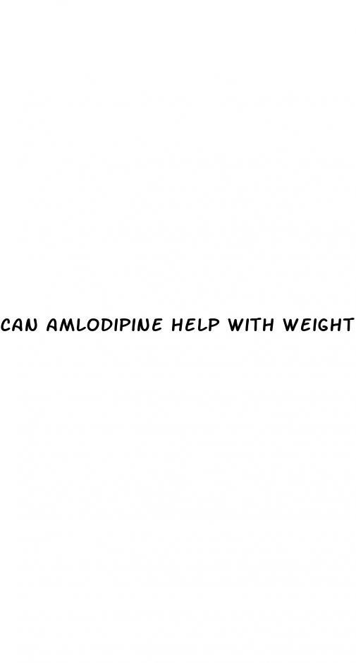 can amlodipine help with weight loss