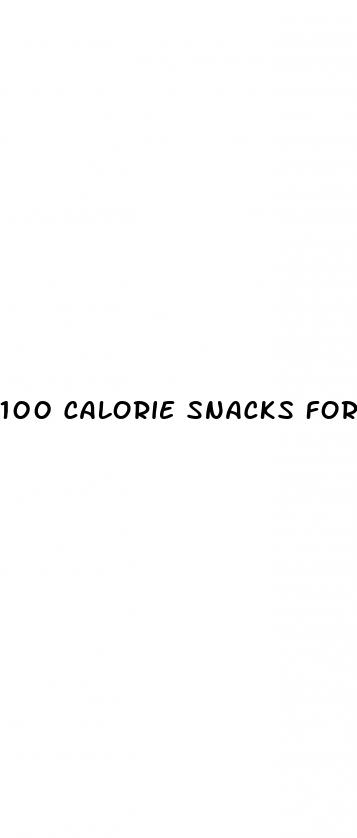 100 calorie snacks for weight loss