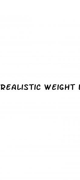realistic weight loss graph