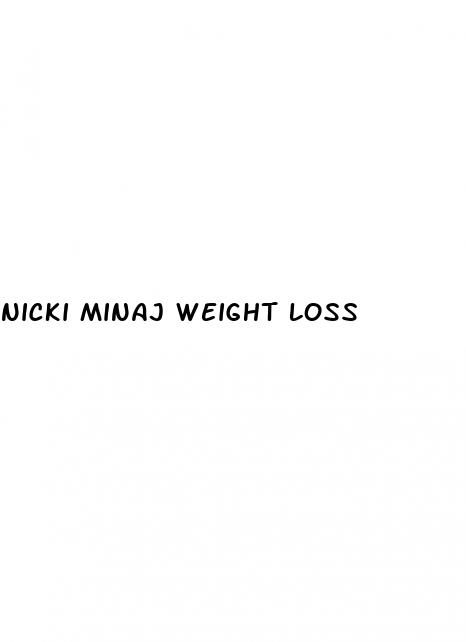 nicki minaj weight loss