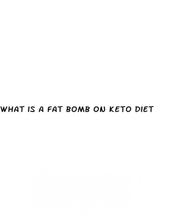 what is a fat bomb on keto diet