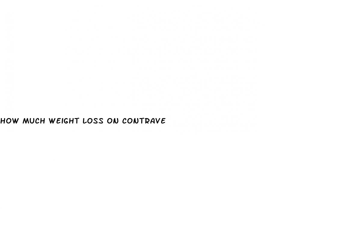 how much weight loss on contrave