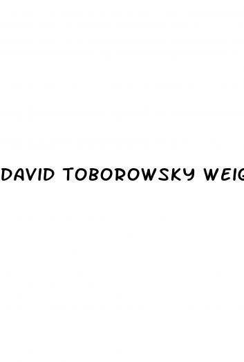 david toborowsky weight loss 2023