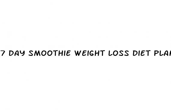 7 day smoothie weight loss diet plan pdf