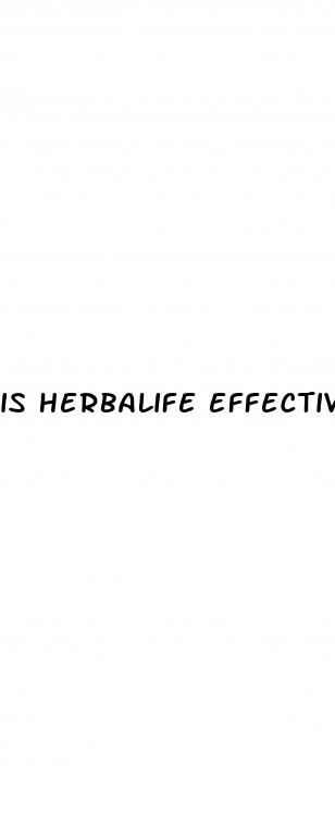 is herbalife effective for weight loss