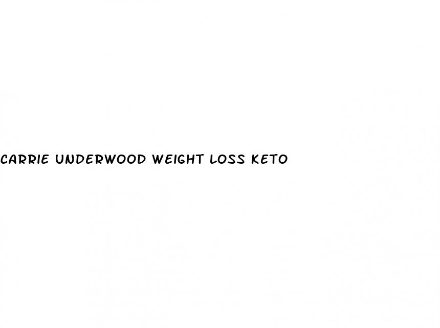 carrie underwood weight loss keto