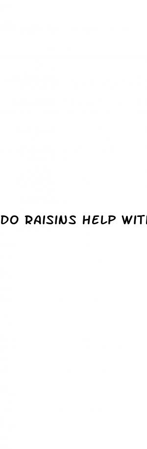 do raisins help with weight loss