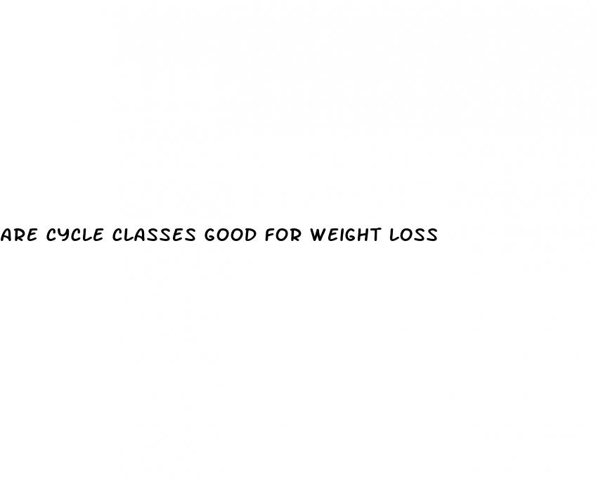 are cycle classes good for weight loss