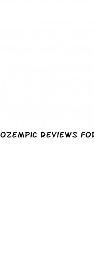 ozempic reviews for weight loss