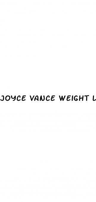 joyce vance weight loss