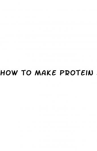 how to make protein shake for weight loss