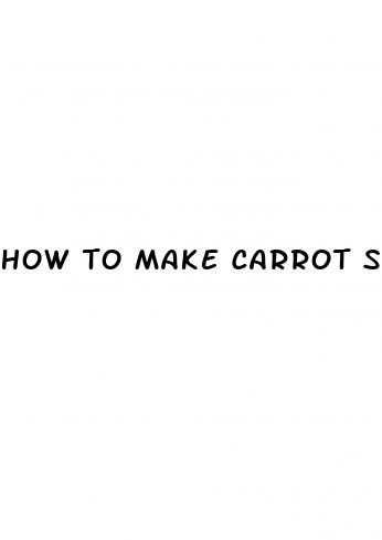 how to make carrot smoothie for weight loss