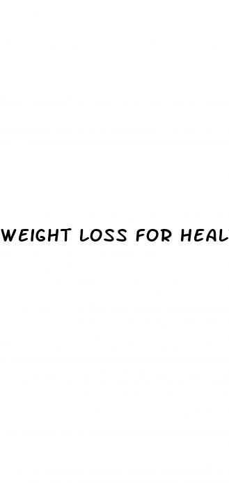 weight loss for health