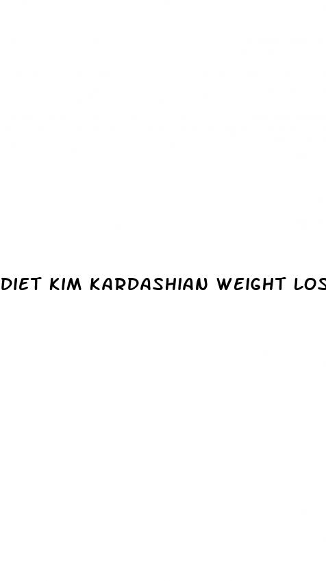 diet kim kardashian weight loss