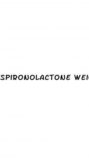 spironolactone weight loss results