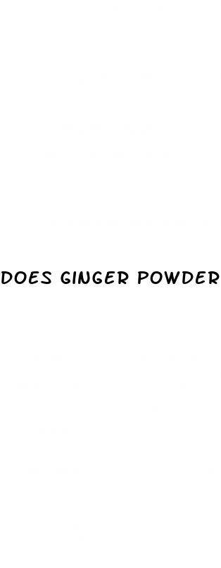 does ginger powder help with weight loss