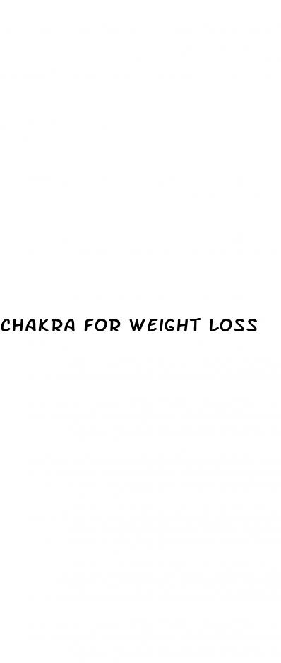 chakra for weight loss