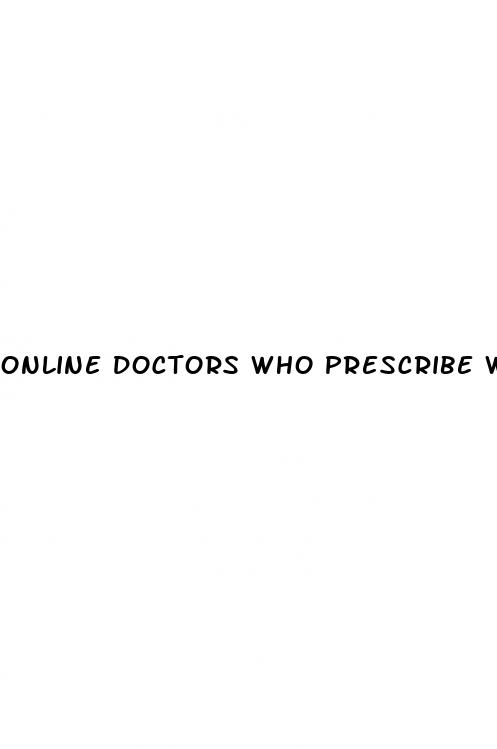 online doctors who prescribe weight loss pills