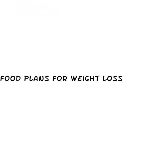 food plans for weight loss
