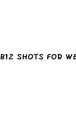 b12 shots for weight loss
