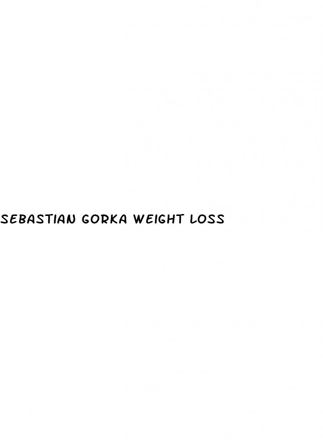 sebastian gorka weight loss
