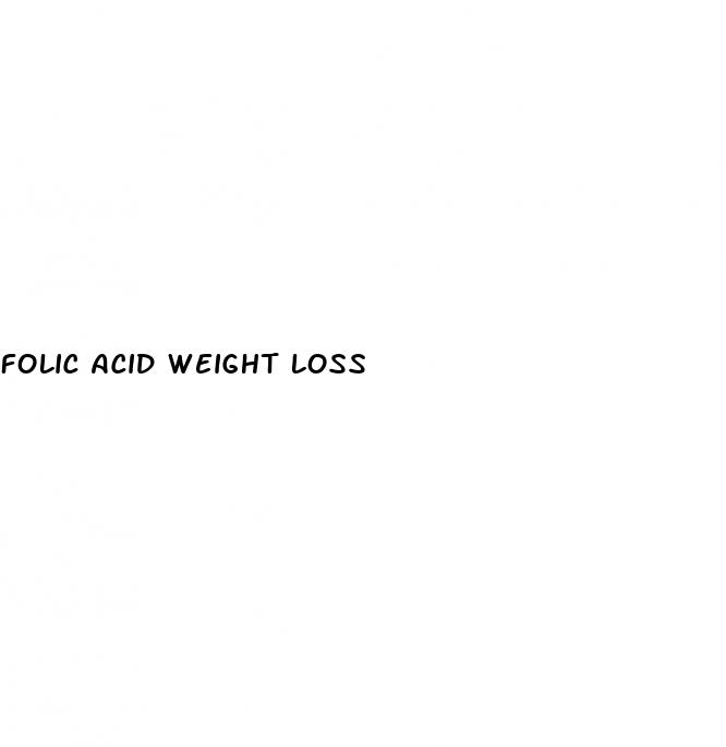 folic acid weight loss