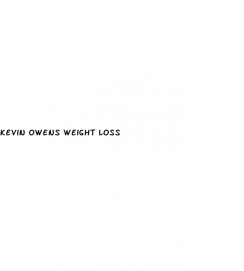 kevin owens weight loss