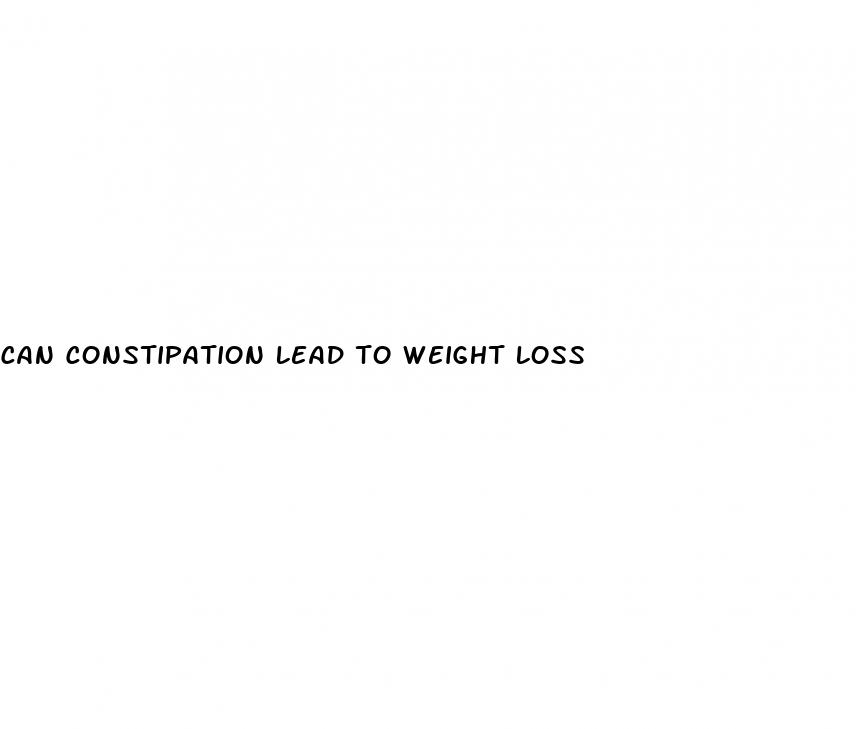 can constipation lead to weight loss