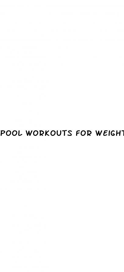 pool workouts for weight loss