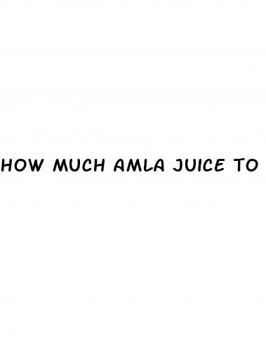 how much amla juice to drink daily for weight loss
