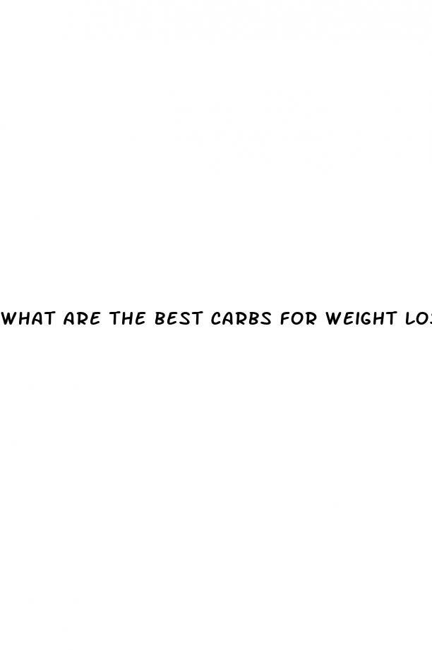 what are the best carbs for weight loss