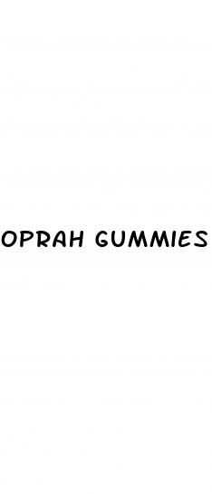 oprah gummies weight loss