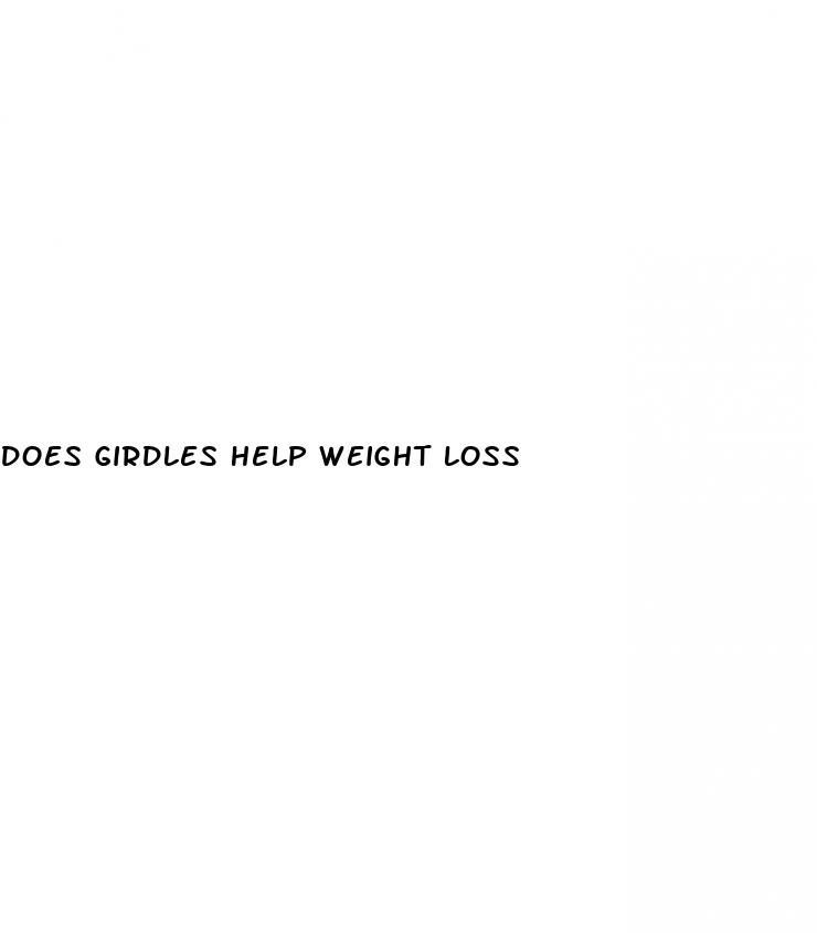 does girdles help weight loss