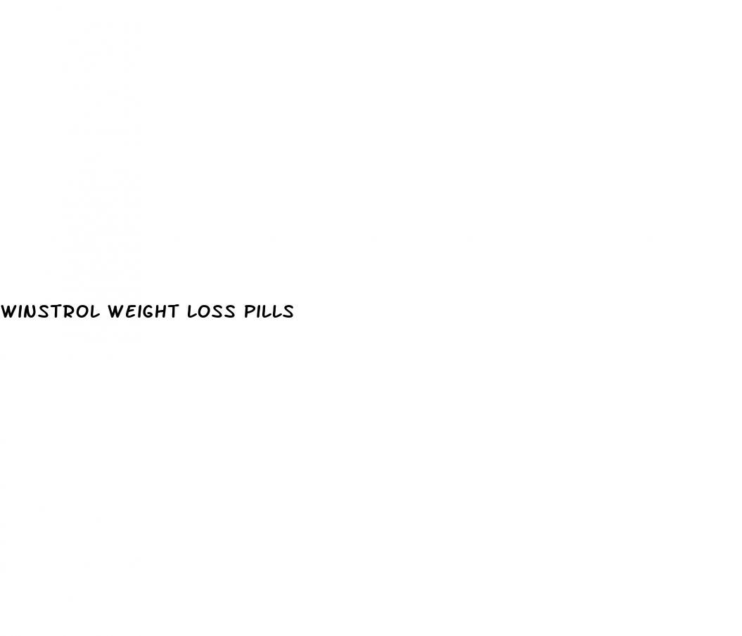 winstrol weight loss pills