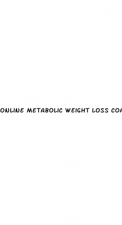 online metabolic weight loss coach