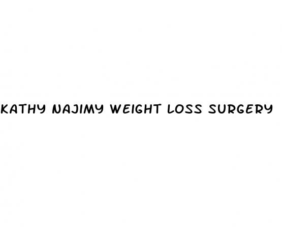 kathy najimy weight loss surgery