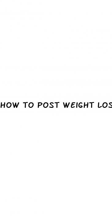 how to post weight loss on facebook