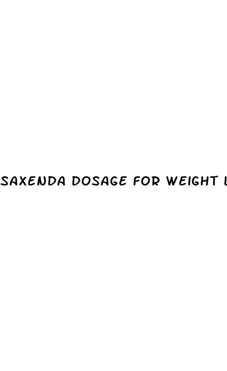 saxenda dosage for weight loss