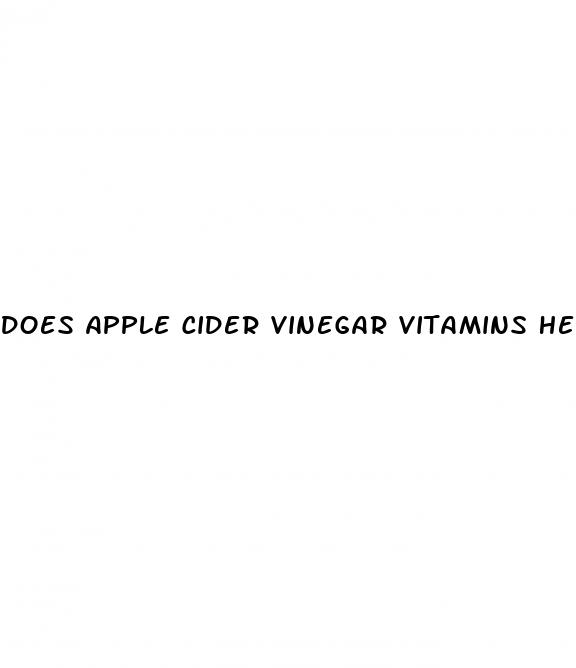 does apple cider vinegar vitamins help with weight loss