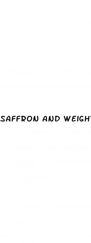 saffron and weight loss