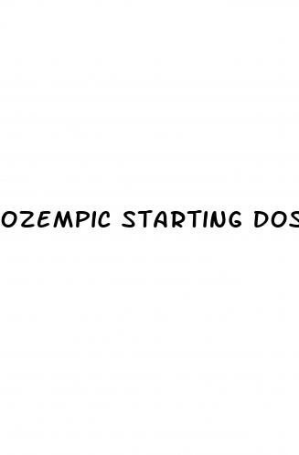 ozempic starting dosage for weight loss