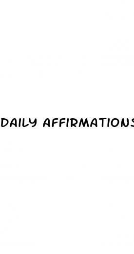 daily affirmations for weight loss