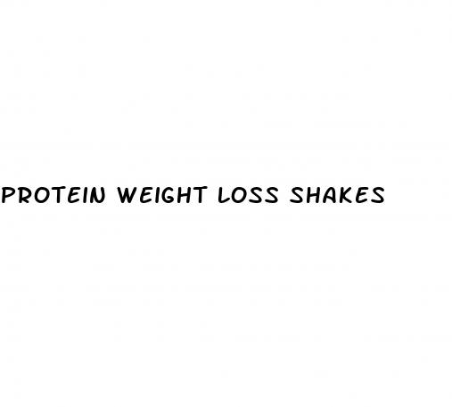 protein weight loss shakes