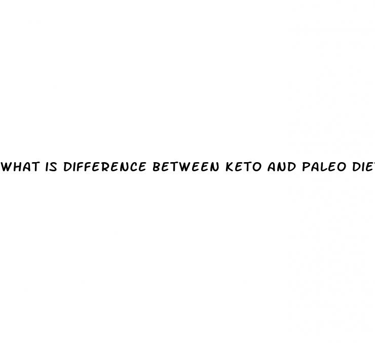 what is difference between keto and paleo diet