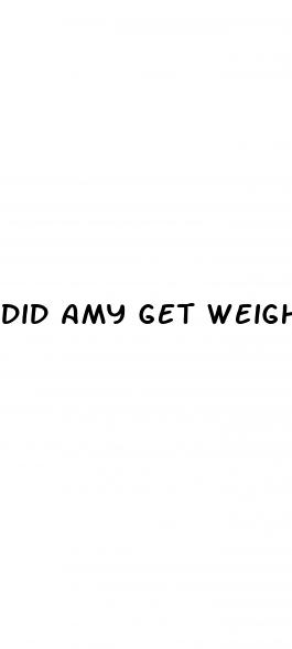 did amy get weight loss surgery
