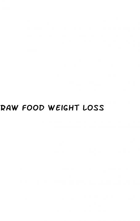 raw food weight loss