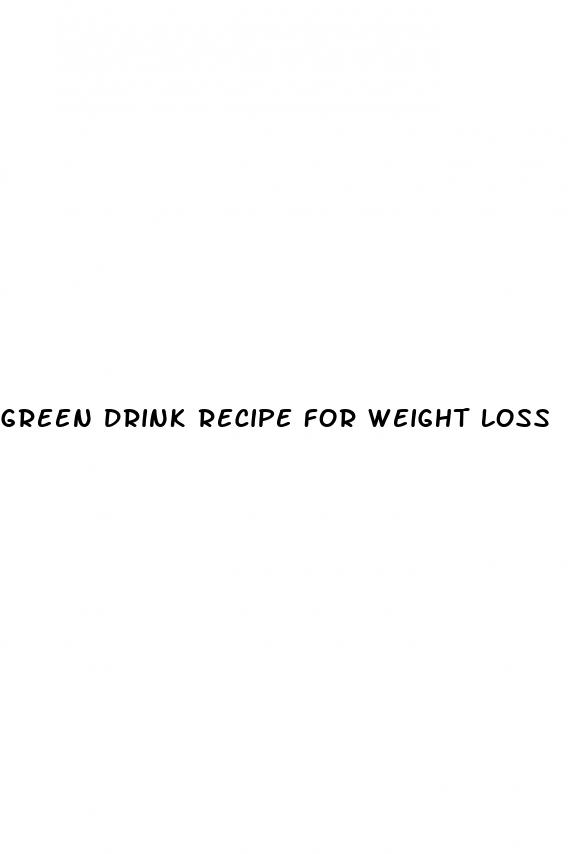 green drink recipe for weight loss