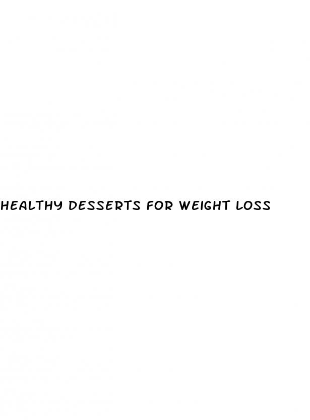 healthy desserts for weight loss